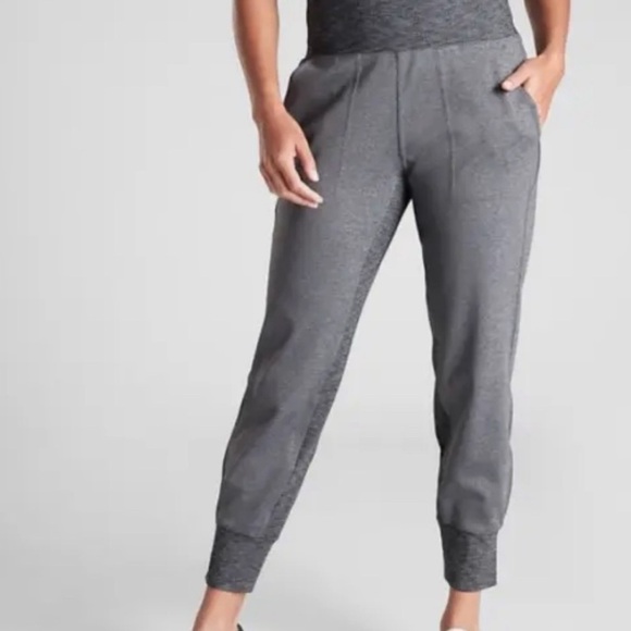 ATHLETA Venice Jogger PantS women’s S Grey Heather  Workout Casual - Picture 1 of 8